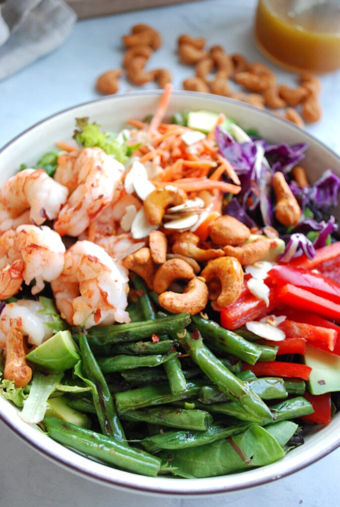 Thai Sesame Shrimp Salad Bowl