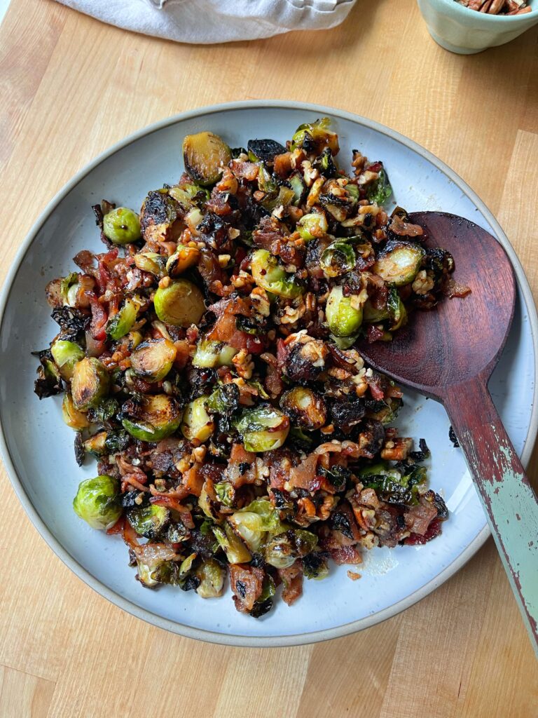 Maple Bacon Brussels Sprouts Bowl