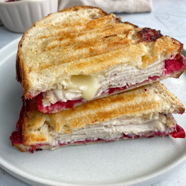 Turkey, Cranberry and Brie Panini 