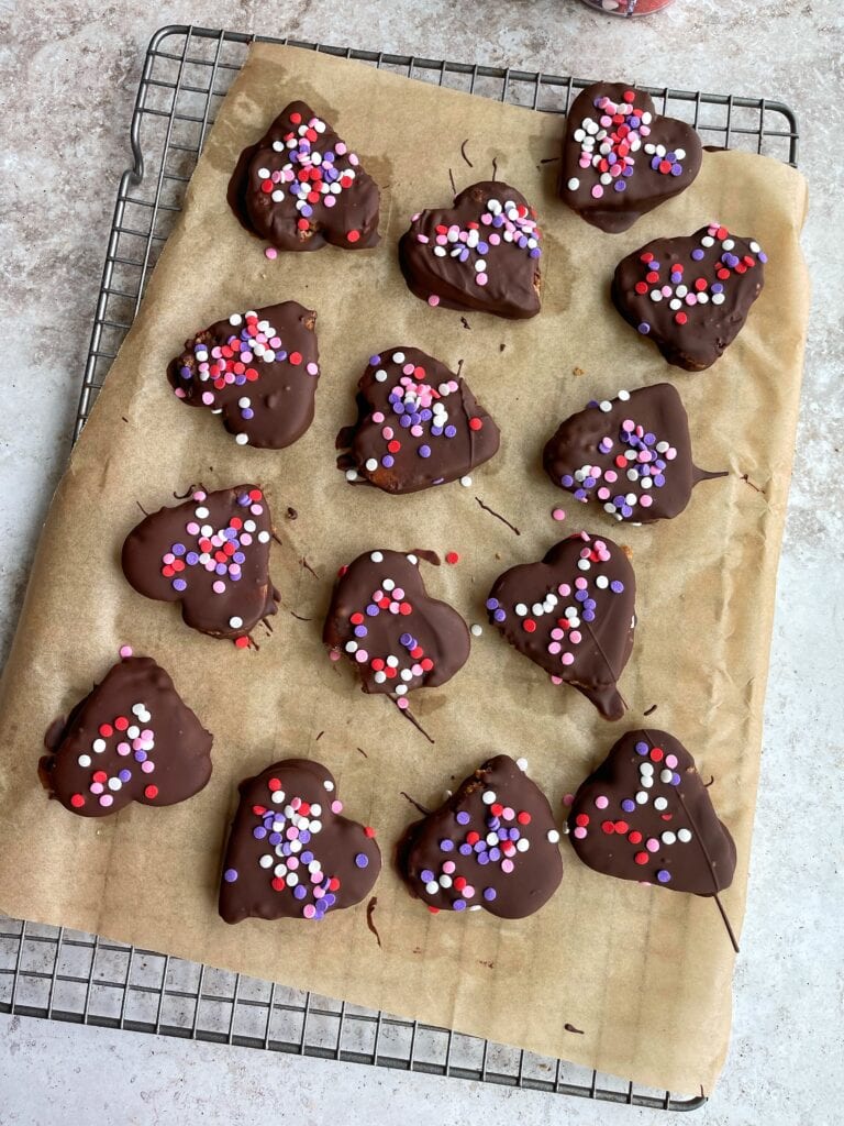 Chocolate Almond Hearts