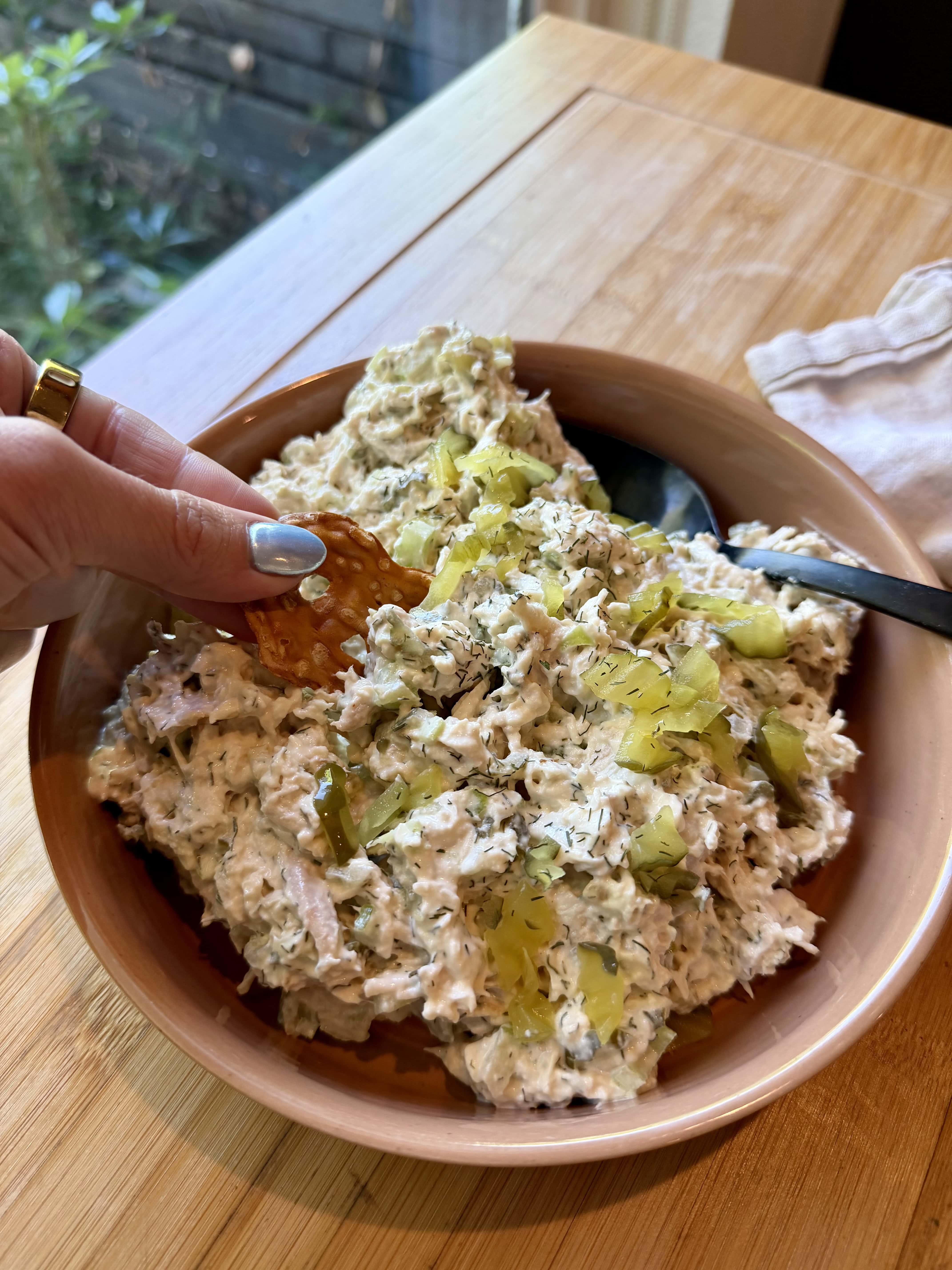 Dill Pickle Chicken Salad