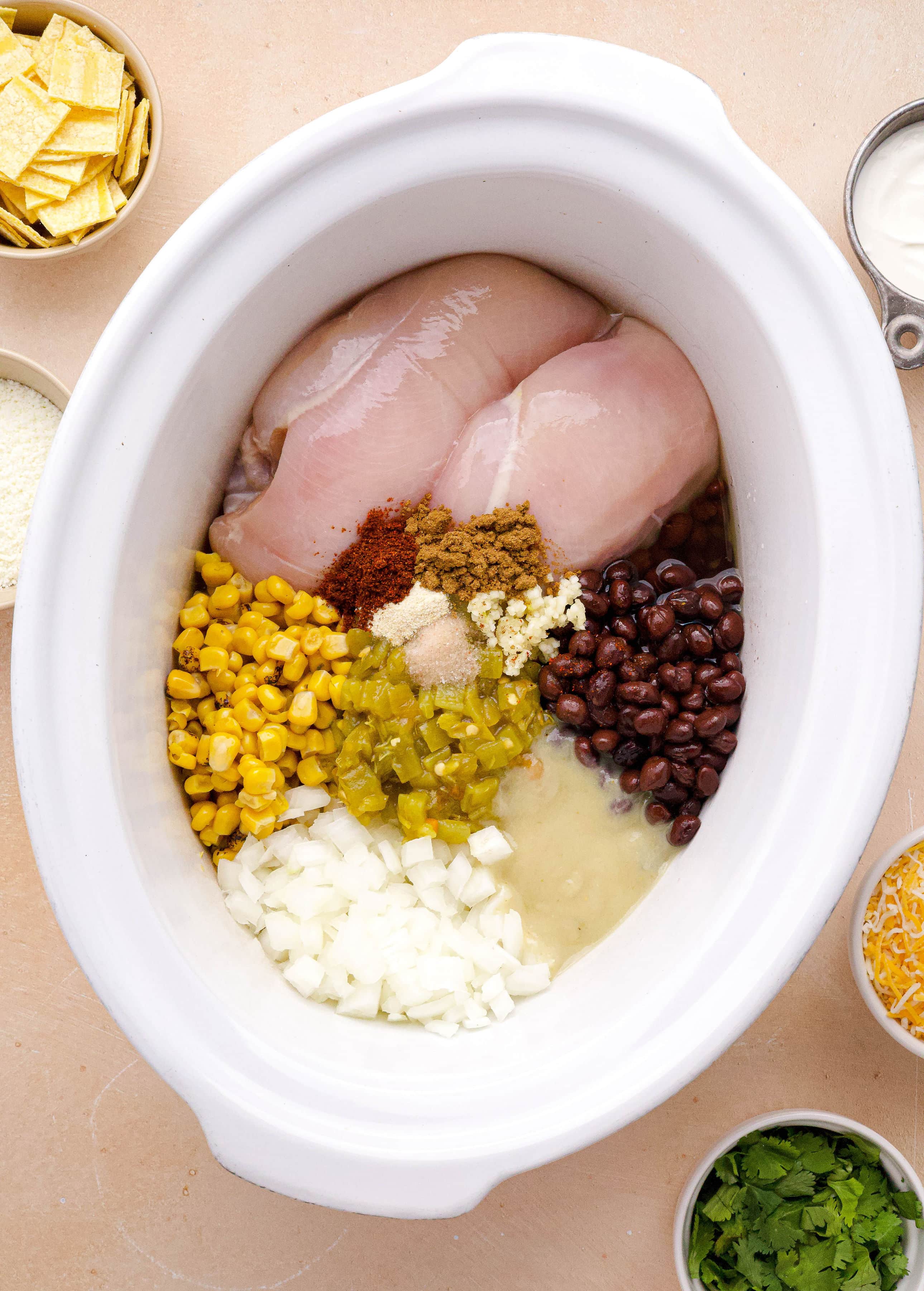 Crockpot Chicken Enchiladas Ingredients