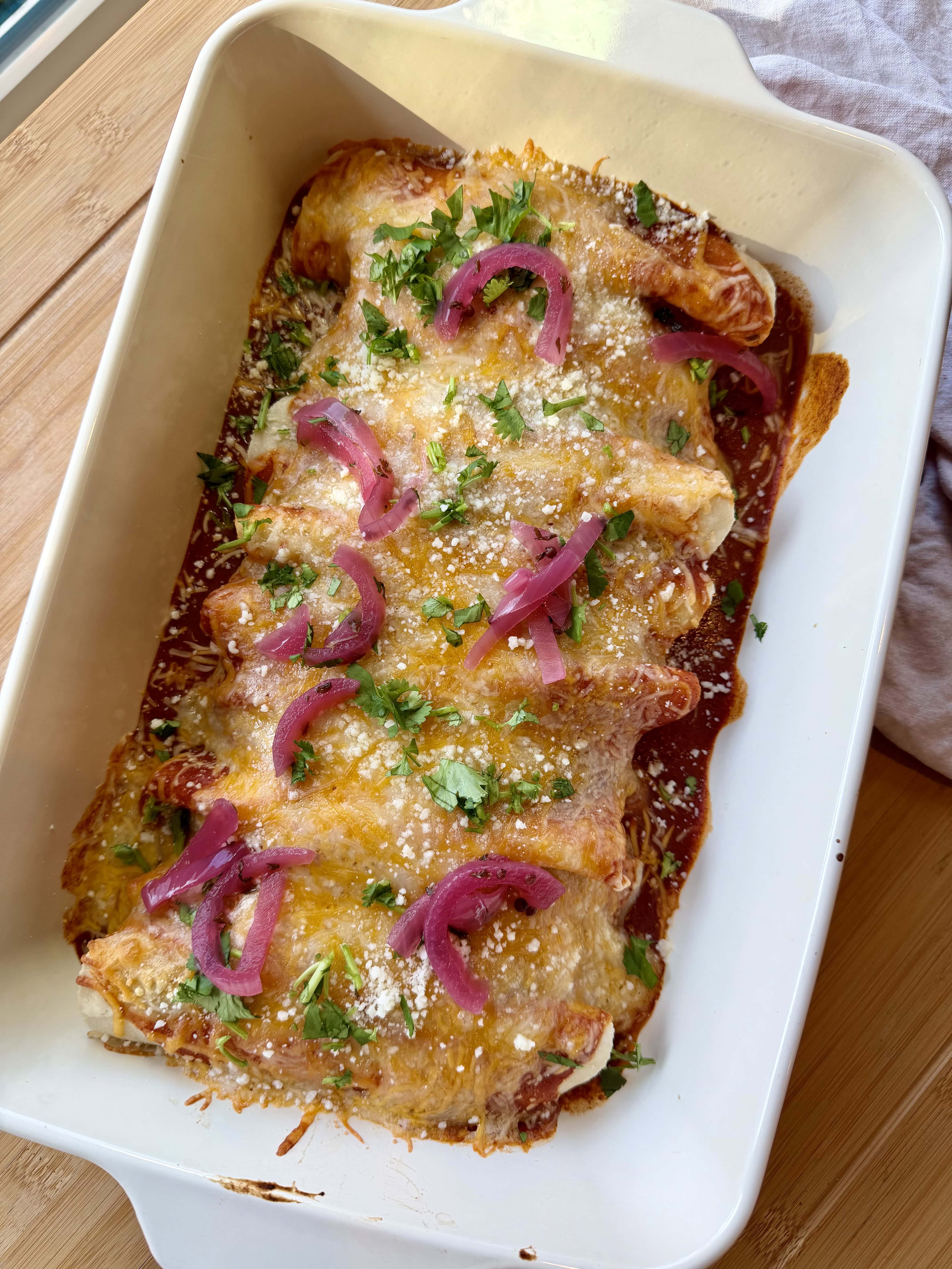 Healthy Ground Turkey Enchiladas