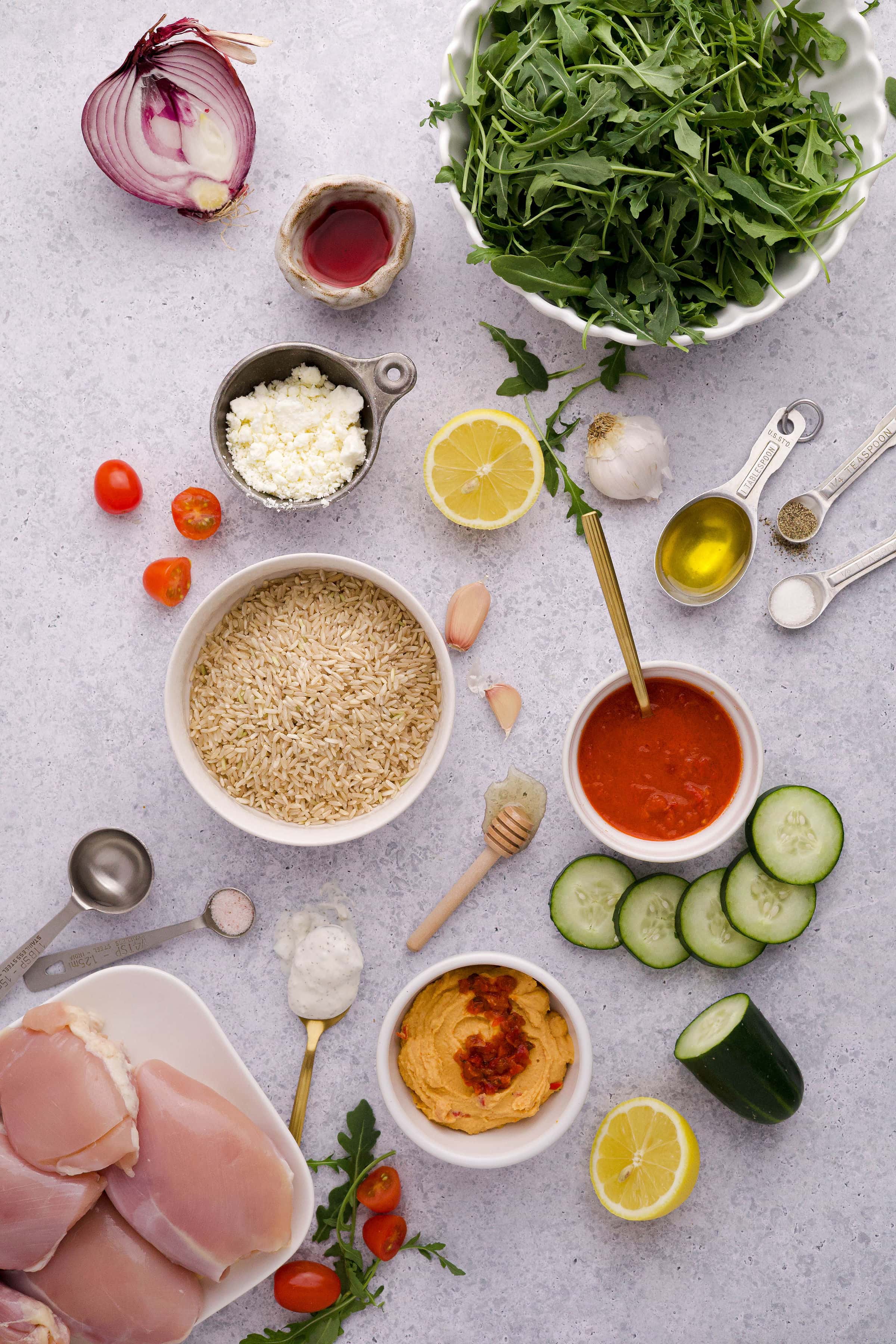 Copycat CAVA Bowl Ingredients