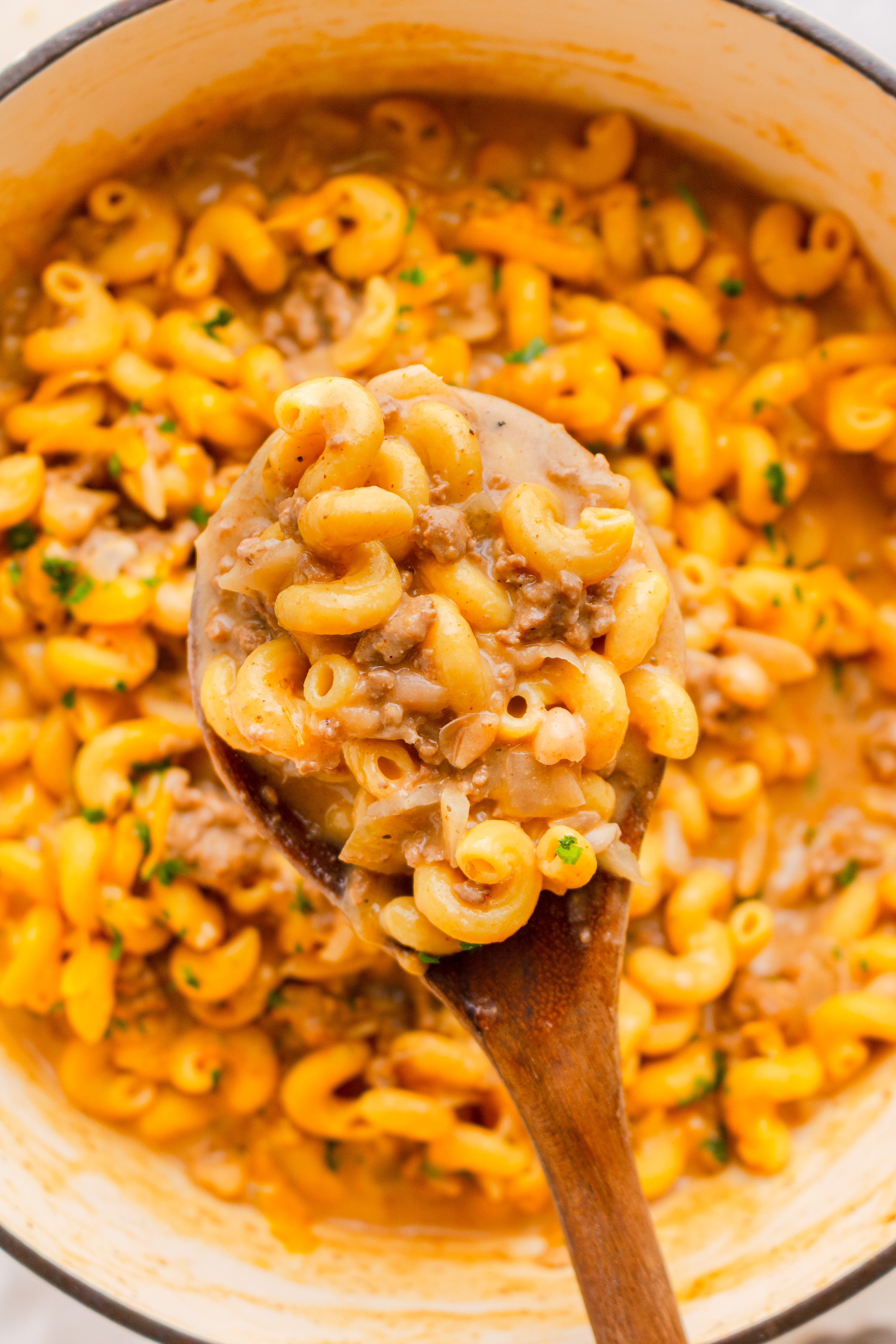 One Pan High Protein Hamburger Helper