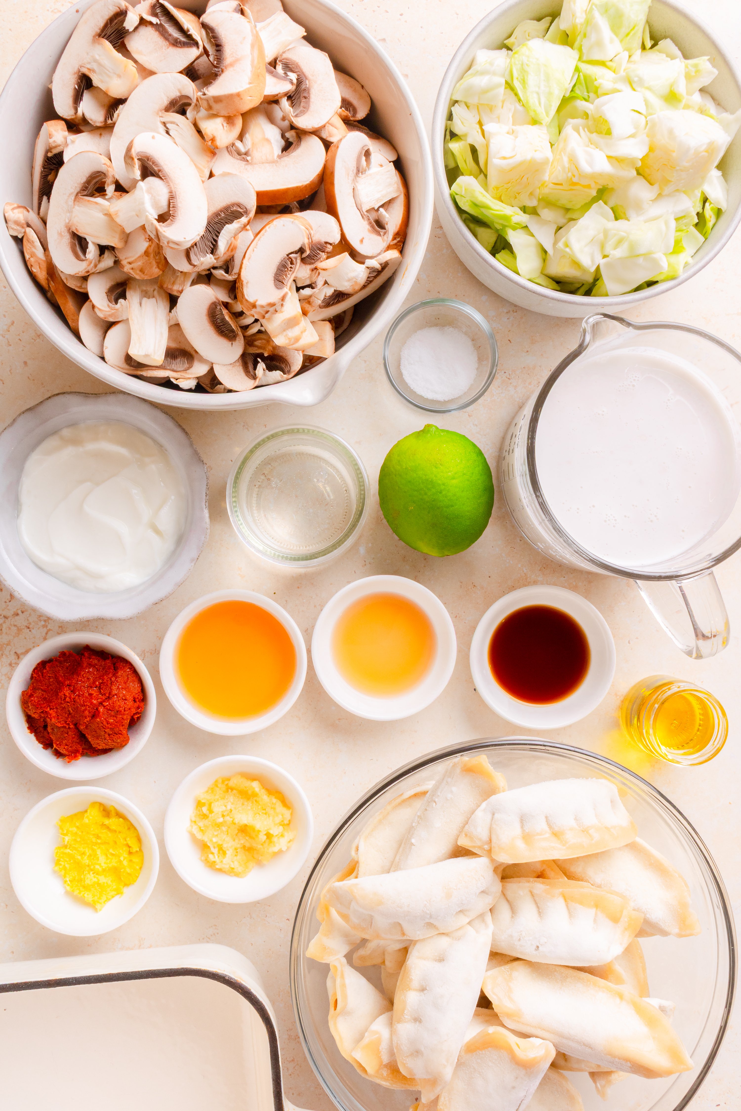 Dumpling Bake Ingredients