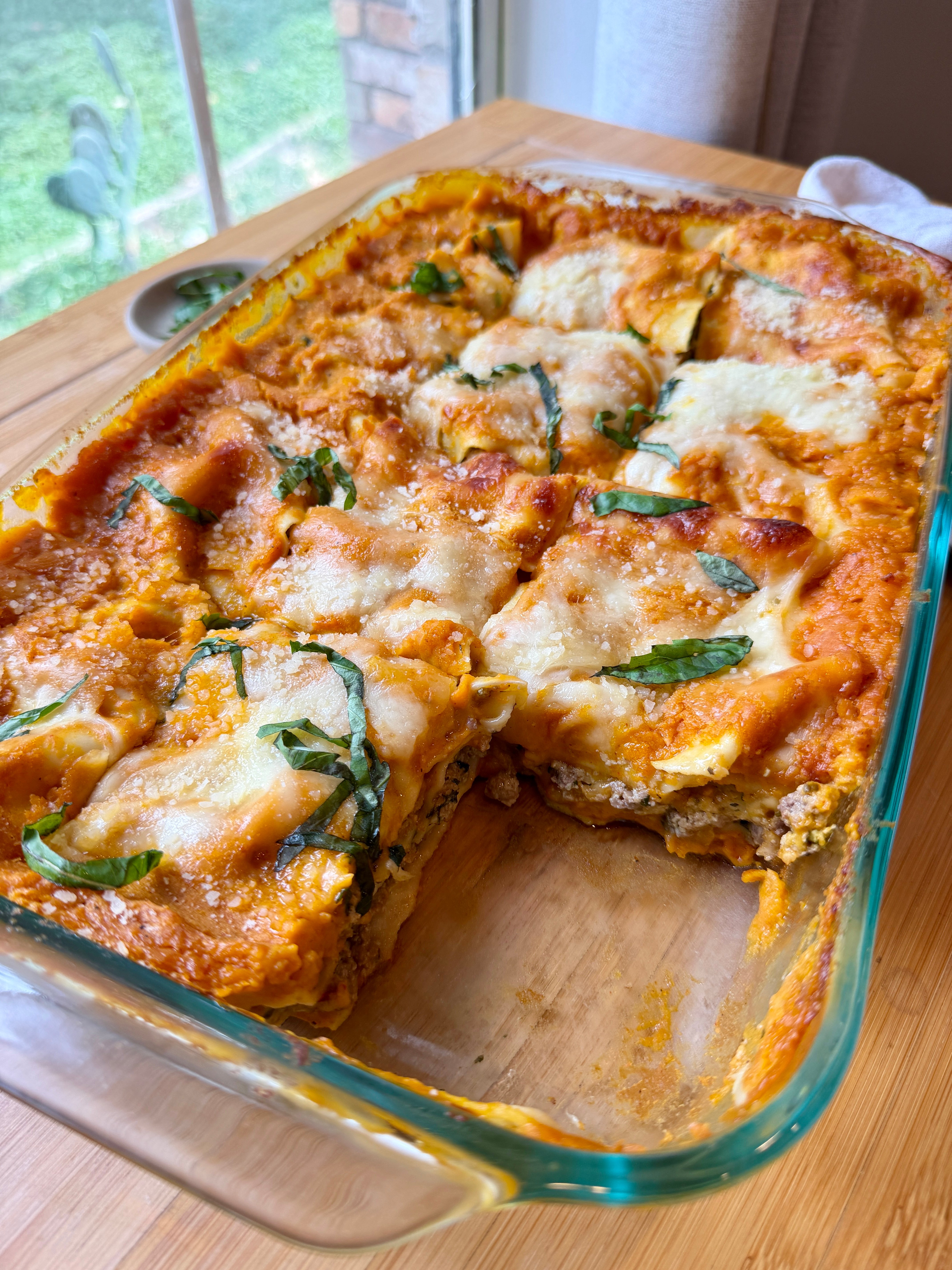 Pumpkin Lasagna